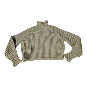 H&M Small Gray Knit Long Sleeve Sweater